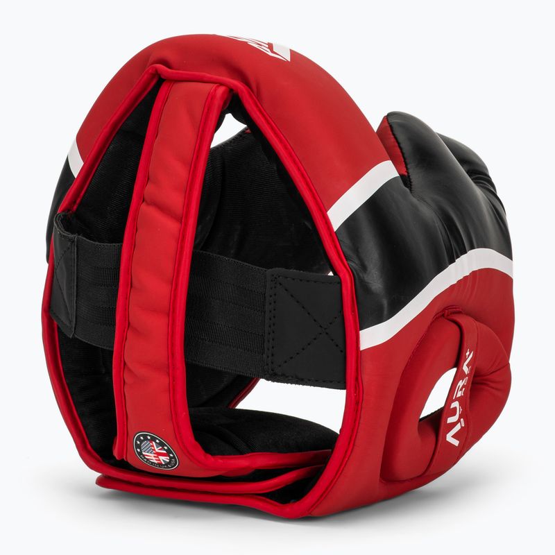 Bokso šalmas RDX Head Guard Aura Plus T-17 red 6