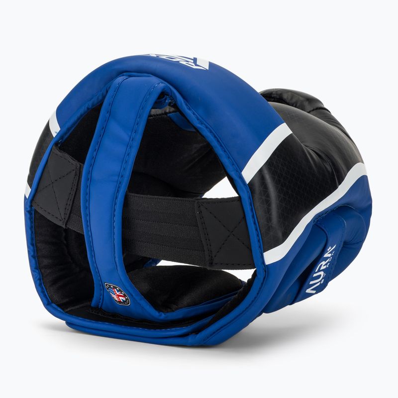 Bokso šalmas RDX Head Guard Aura Plus T-17 blue 6