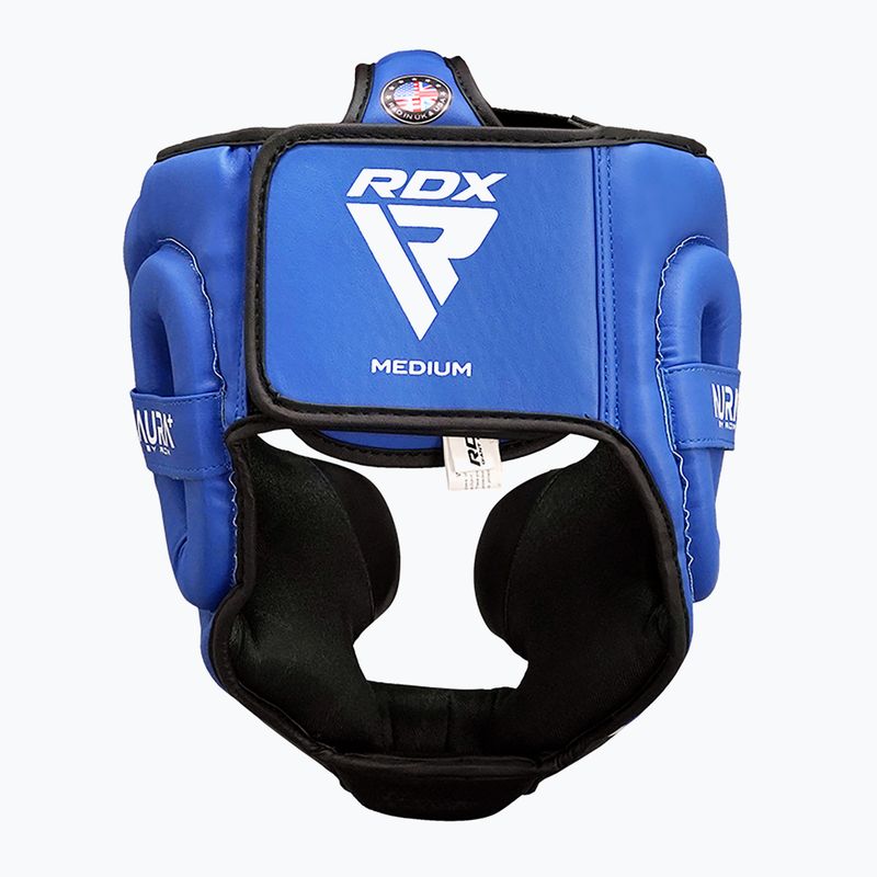 Bokso šalmas RDX Head Guard Aura Plus T-17 blue 2