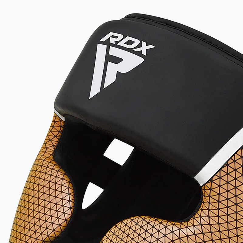 Bokso šalmas RDX Head Guard Aura Plus T-17 golden 4