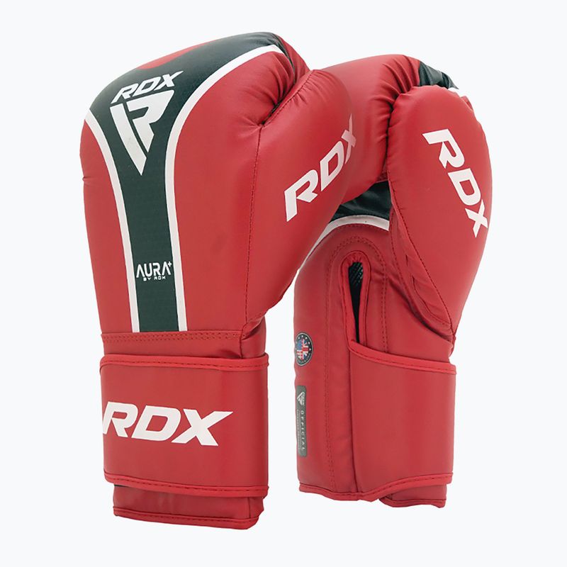 Bokso pirštinės RDX Boxing Aura Plus T-17 red 2