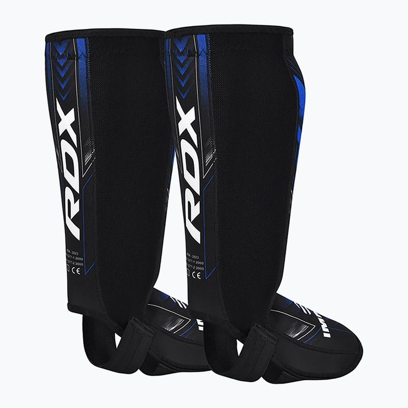 Blauzdų ir pėdų apsaugos RDX IMMAF Approved Neoprene Shin Instep red 2
