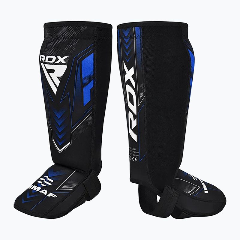 Blauzdų ir pėdų apsaugos RDX IMMAF Approved Neoprene Shin Instep red 3