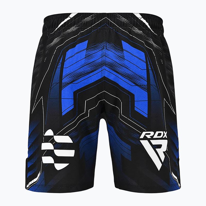 Vyriški treniruočių šortai RDX IMMAF Approved MMA Fight & Training blue 2
