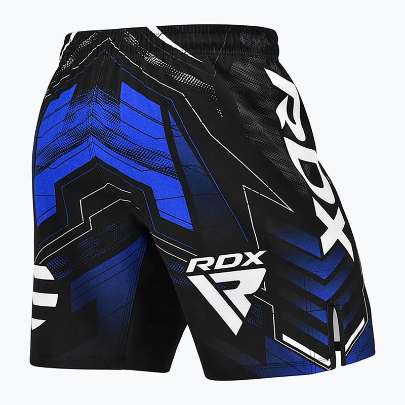 Vyriški treniruočių šortai RDX IMMAF Approved MMA Fight & Training blue 3