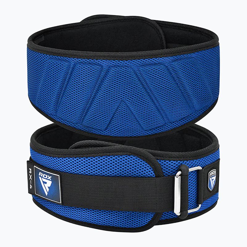 Diržas svorio kilnojimui RDX Rx4 Weightlifting Belt blue 2