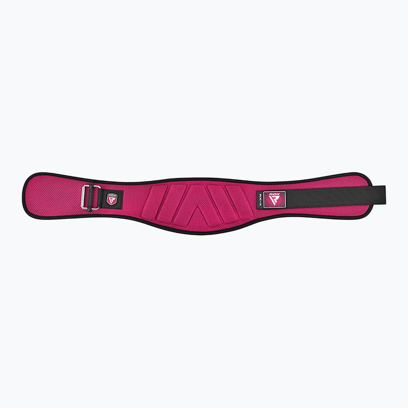 Svorių kilnojimo diržas RDX Rx4 Weightlifting Belt pink 7