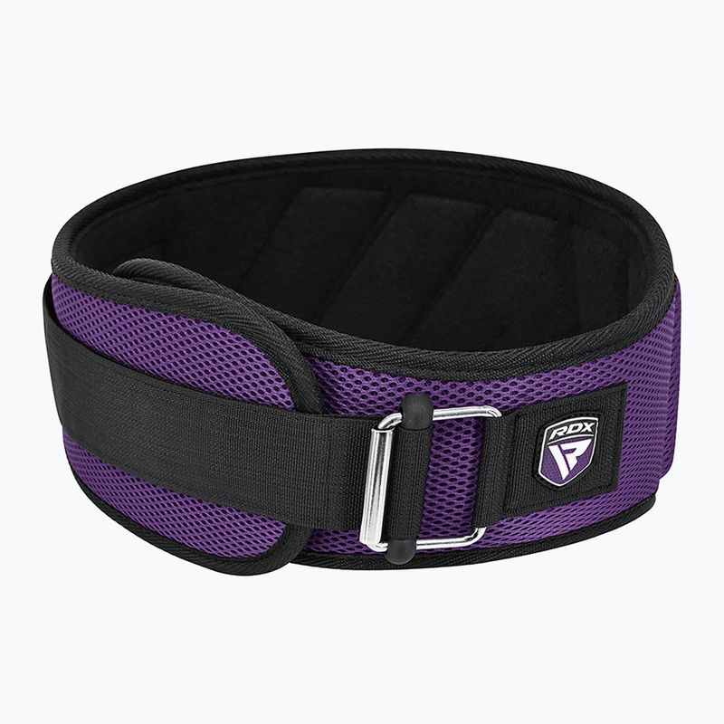 Svorių kilnojimo diržas RDX Rx4 Weightlifting Belt purple 3