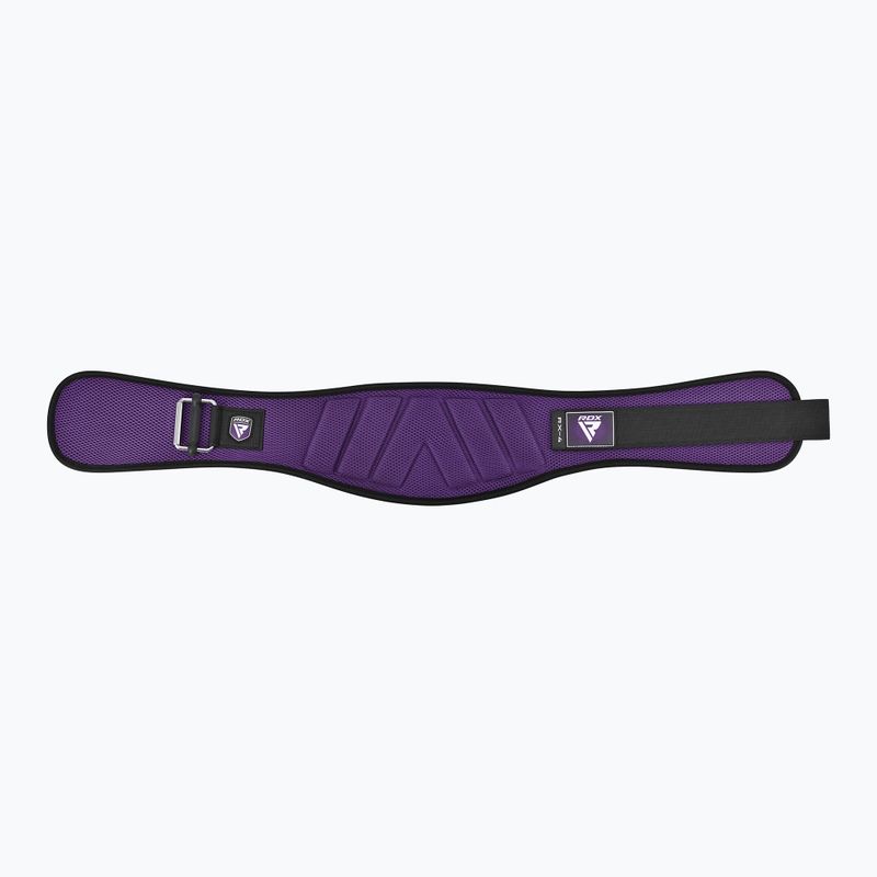 Svorių kilnojimo diržas RDX Rx4 Weightlifting Belt purple 5