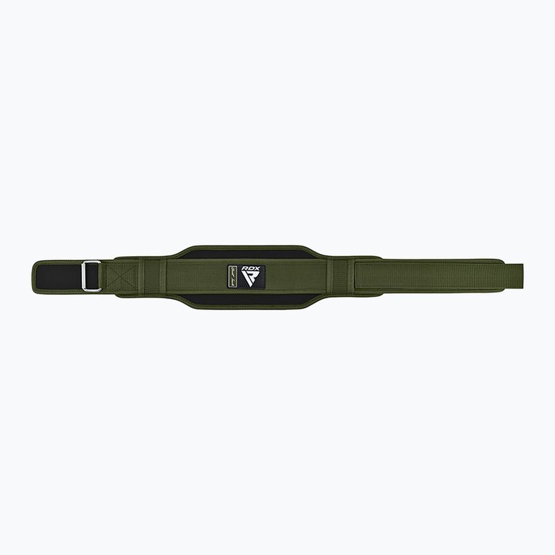 Svorių kilnojimo diržas RDX Rx5 Weightlifting Belt army green 7