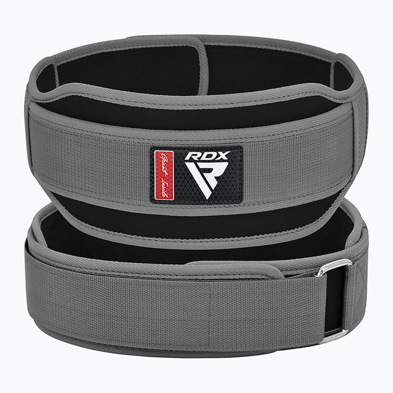 Svorių kilnojimo diržas RDX Rx5 Weightlifting Belt grey