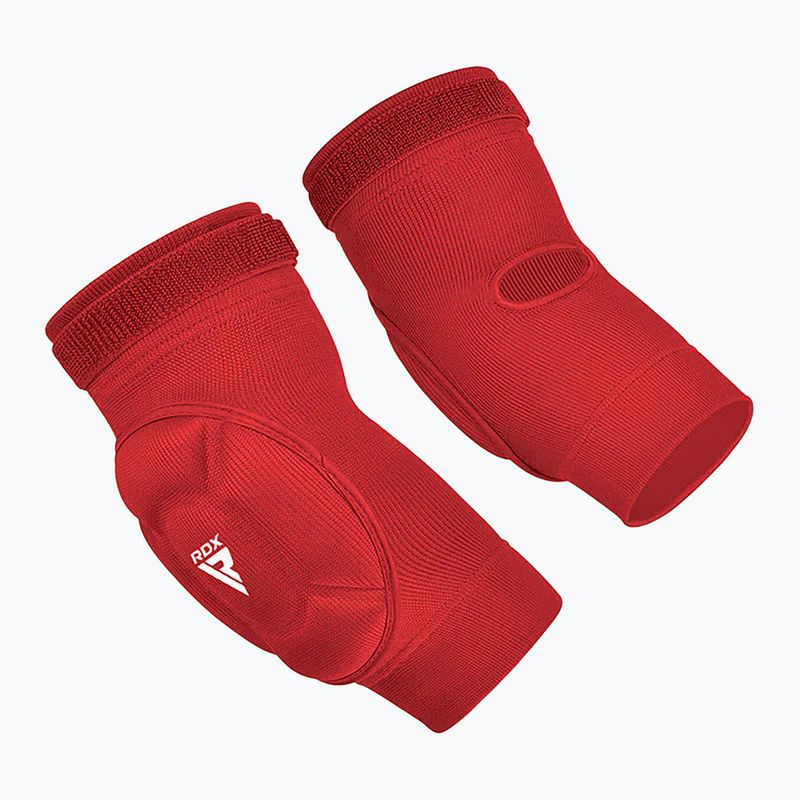 RDX Hosiery Elbow Foam alkūnių apsaugos raudonos/baltos spalvos 3