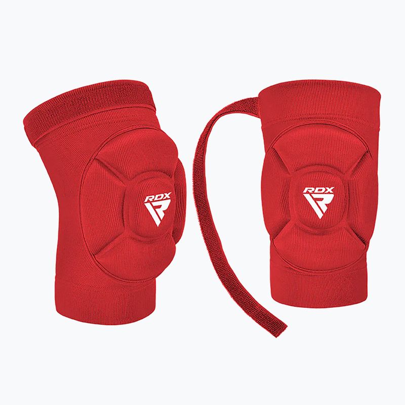 RDX K5 Hosiery Knee Foam kelio apsaugos raudonos/baltos spalvos 3