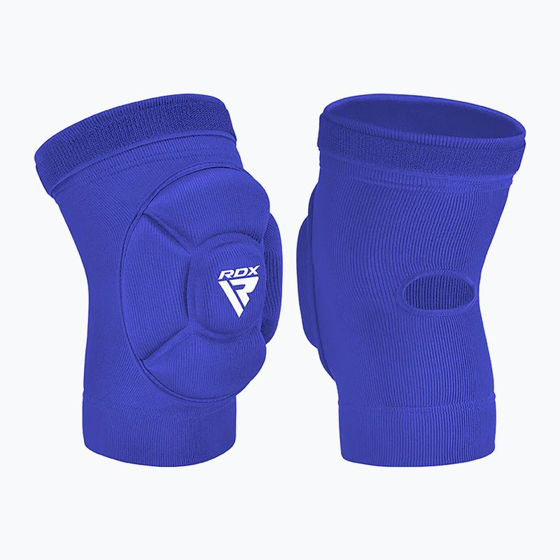 RDX K5 Hosiery Knee Foam mėlynos/baltos spalvos kelių apsaugos priemonės 2