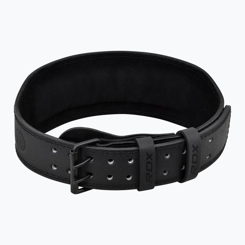 Svorio kilnojmo diržas RDX Belt 4" Leather black 2