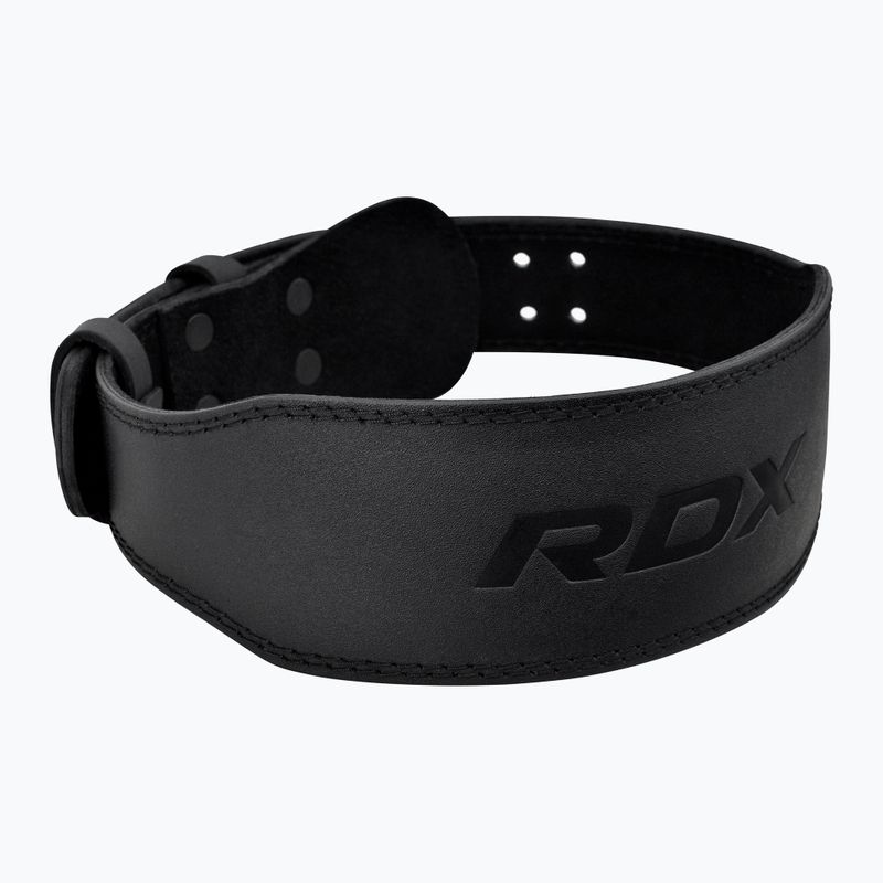 Svorio kilnojmo diržas RDX Belt 4" Leather black 3