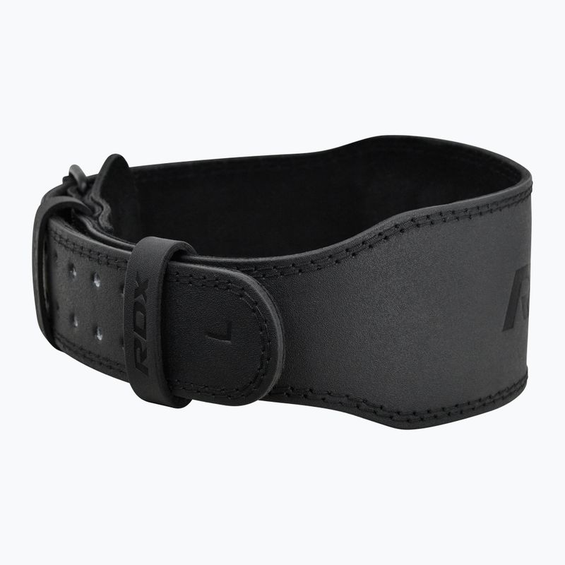 Svorio kilnojmo diržas RDX Belt 4" Leather black 4