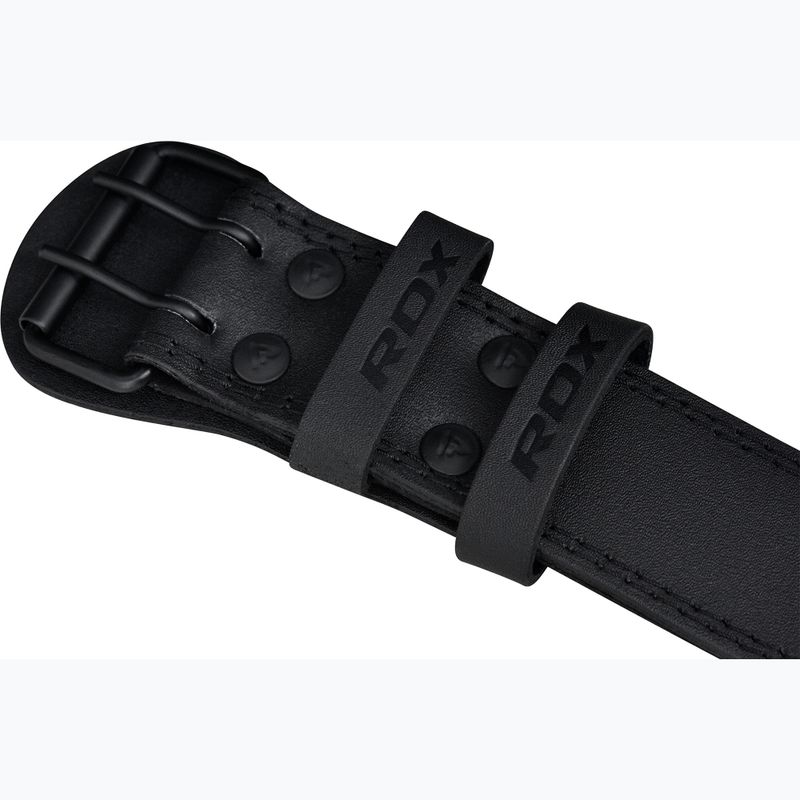 Svorio kilnojmo diržas RDX Belt 4" Leather black 5