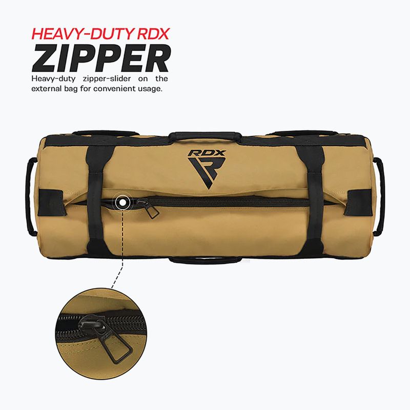 Treniruočių maišas RDX Fitness Sand khaki 7
