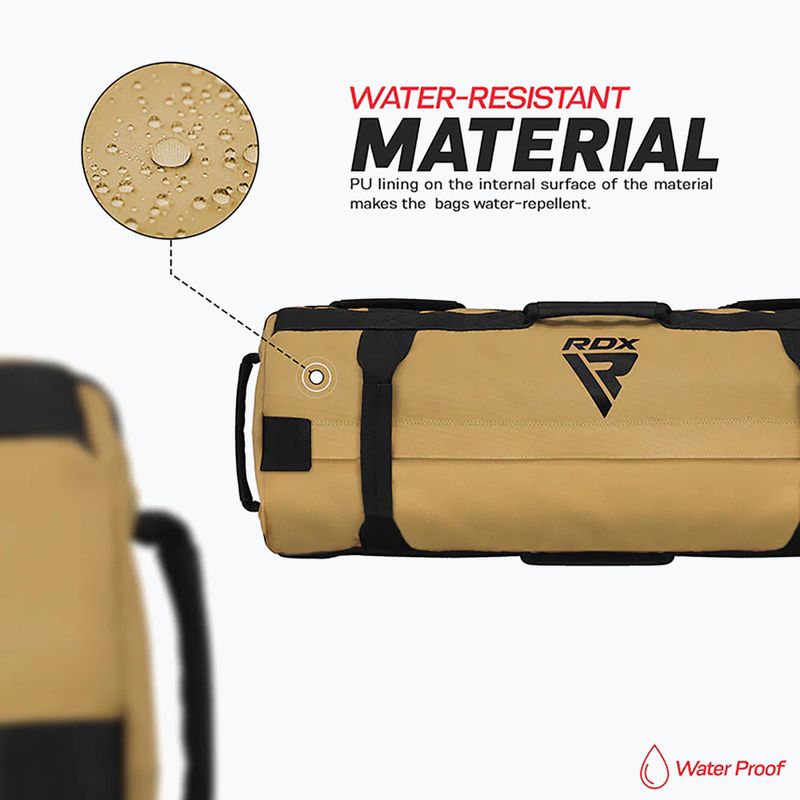 Treniruočių maišas RDX Fitness Sand khaki 8