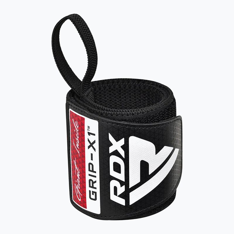 Riešų stabilizatoriai RDX WR11 Gym Wirst Wrap black/white