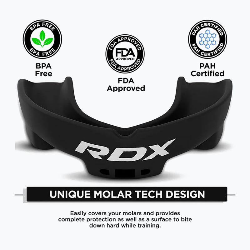 Žandikaulio apsauga RDX Mouth Guard black 3