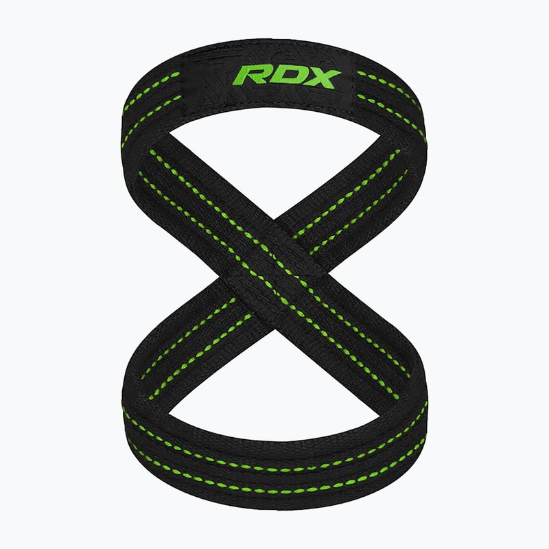 Svarmenų kilnojimo dirželiai RDX Weight Lifting 8 Figure Strap army green