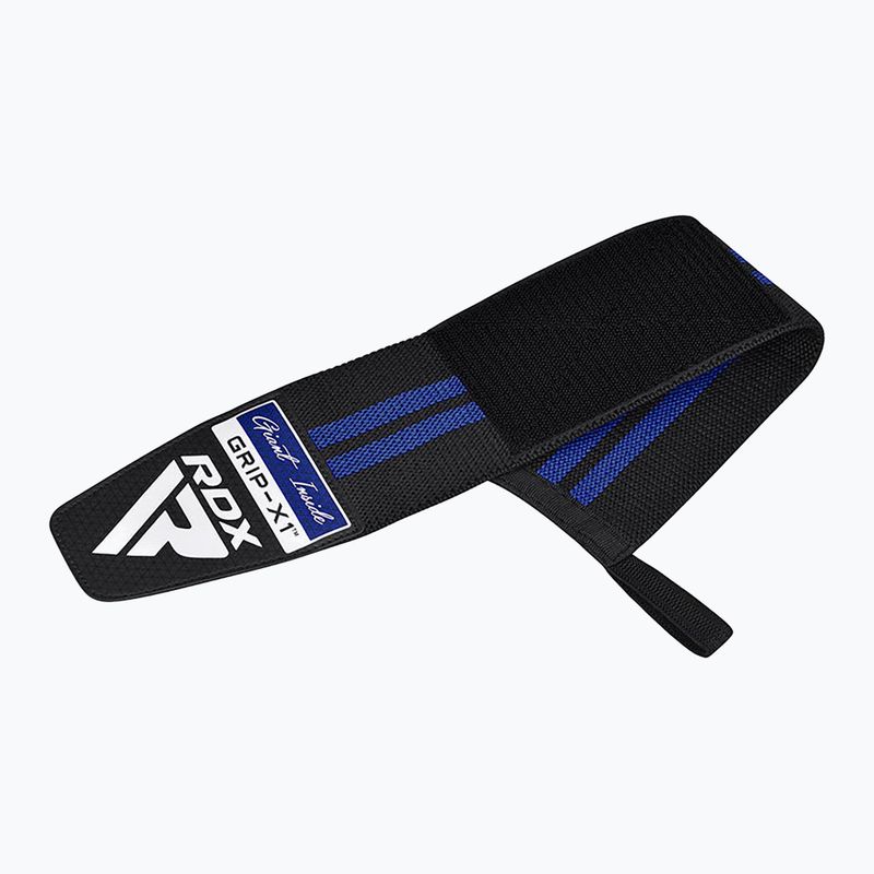 Riešų stabilizatoriai RDX WR11 Gym Wirst Wrap black/blue 3