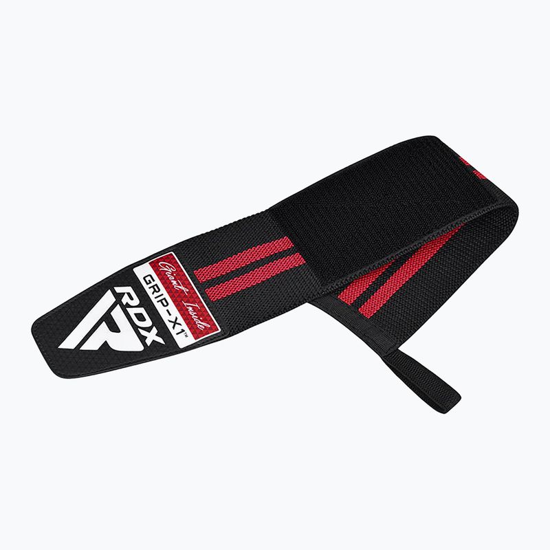 Riešų stabilizatoriai RDX WR11 Gym Wirst Wrap black/red 2