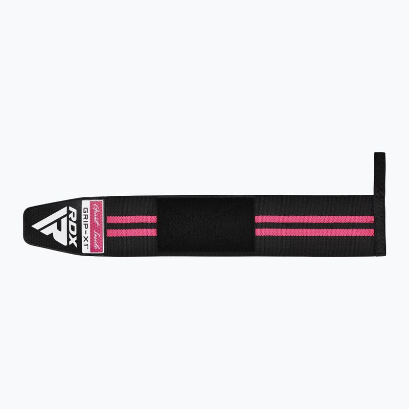 Riešų stabilizatoriai RDX WR11 Gym Wirst Wrap black/pink 2