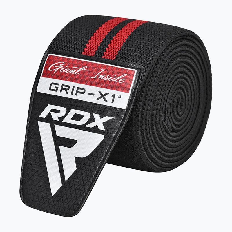 Kelių apsaugos RDX KR11 Gym Knee Wrap black/red 3