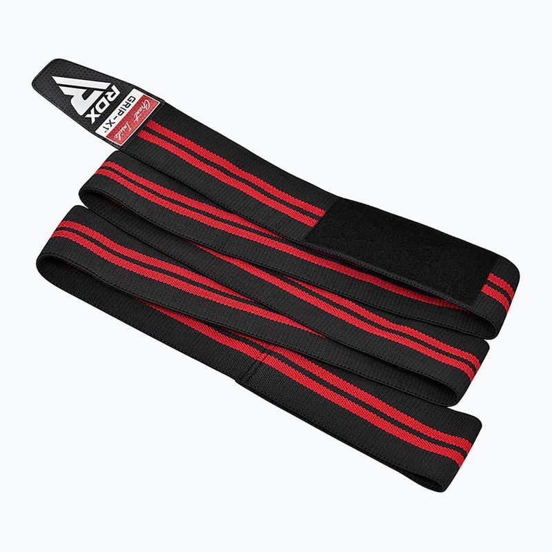 Kelių apsaugos RDX KR11 Gym Knee Wrap black/red 4