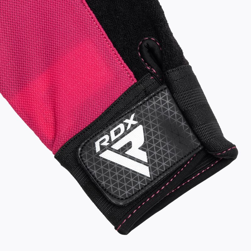 Treniruočių pirštinės RDX W1F Full Finger pink 5