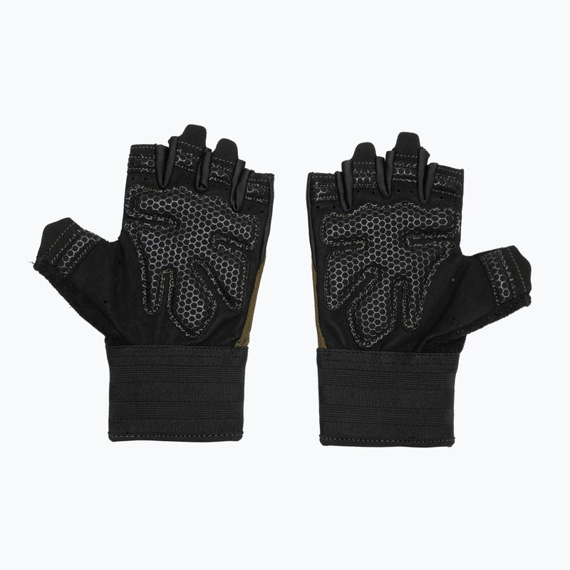 Treniruočių pirštinės RDX W1H Gym Workout army green 3