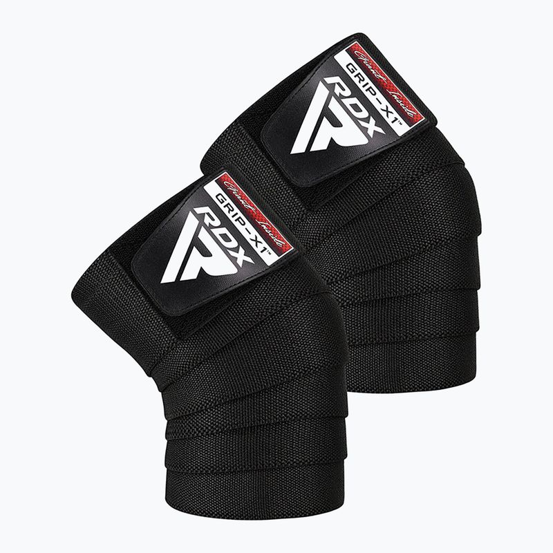 Kelių juostos RDX Gym Knee Wraps K1 black 5