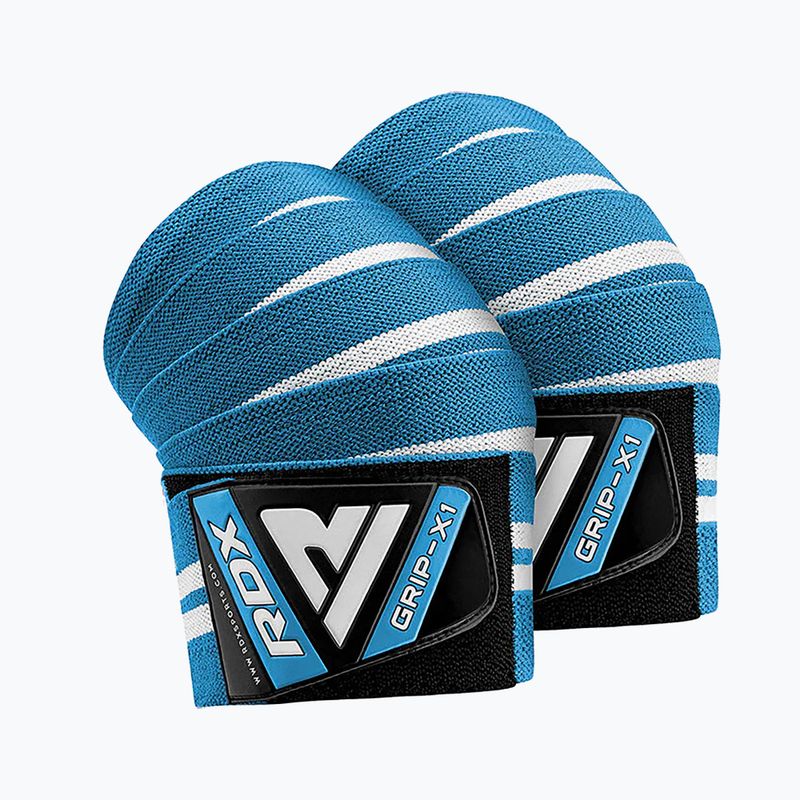 Kelių juostos RDX Weightlifting Gym Knee Wrap blue 3