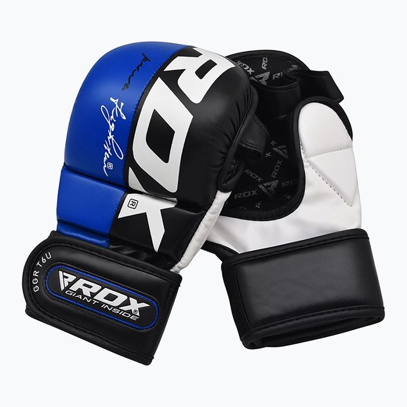 Graplingo pirštinės RDX Grappling Glove REX T6 Plus GGR-T6U yellow 2