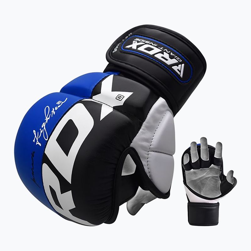 Graplingo pirštinės RDX Grappling Glove REX T6 Plus GGR-T6U yellow 5