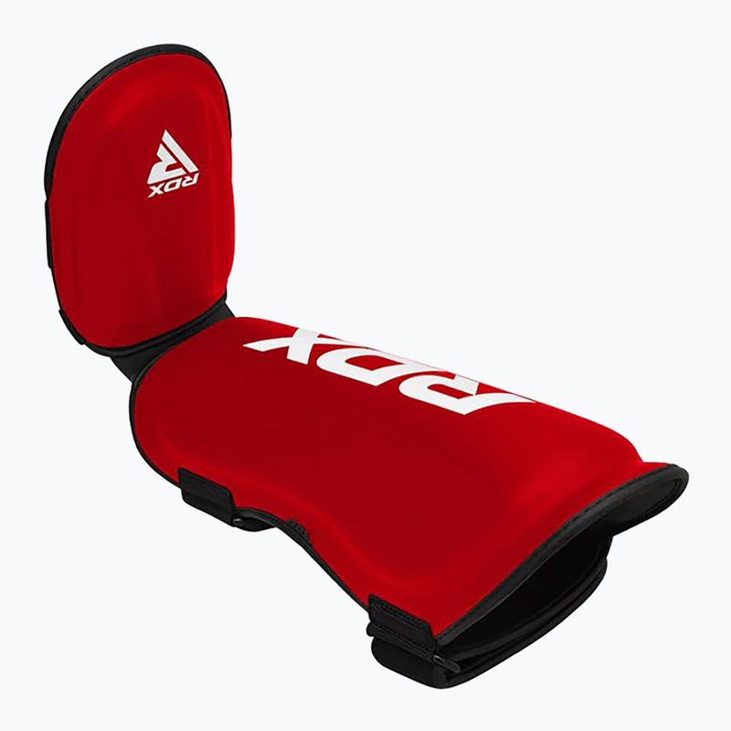 Blauzdų ir pėdų apsaugos RDX T1 Shin Instep Molded King red/white 5