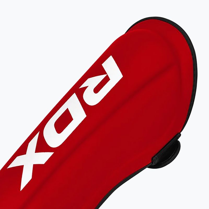 Blauzdų ir pėdų apsaugos RDX T1 Shin Instep Molded King red/white 6