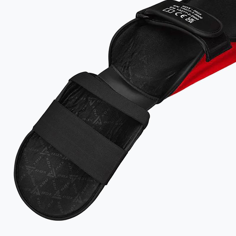 Blauzdų ir pėdų apsaugos RDX T1 Shin Instep Molded King red/white 7