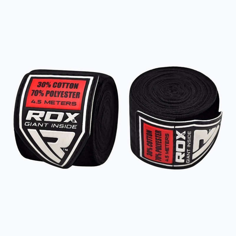 Boksininkų tvarsčiai RDX Hand Wraps Plus juodi 3