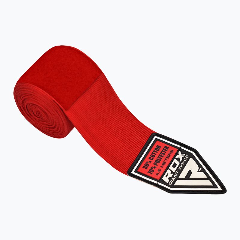 Boksininkų tvarsčiai RDX Hand Wraps Plus raudoni 3