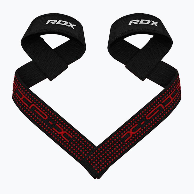 Svorių kilnojimo dirželiai RDX S4 Weightlifting Wrist Straps black 2