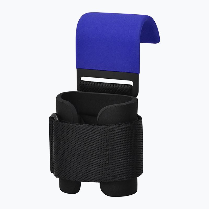 Svorių kilnojimo dirželiai su kabliukais RDX W5 Weight Lifting Hook Strap blue 3