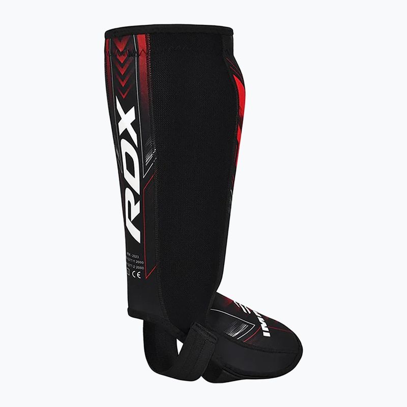 Blauzdų ir pėdų apsaugos RDX IMMAF Approved Neoprene Shin Instep red 4
