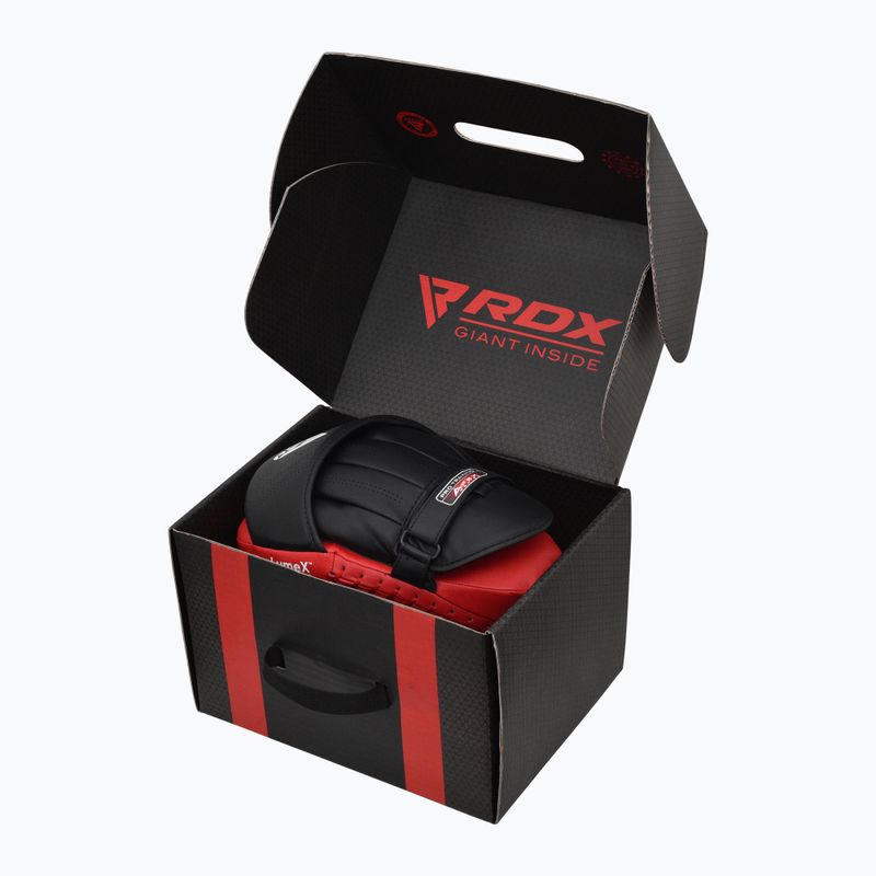 Treniruočių letenos RDX Apex Curved Training Boxing Pads red 6