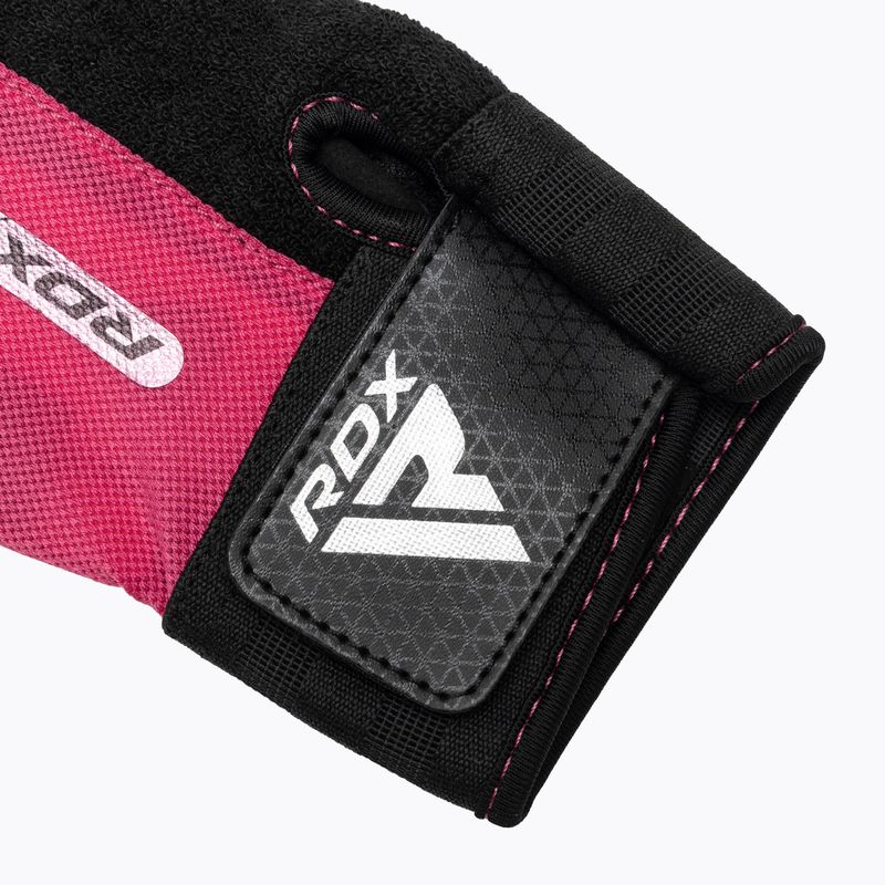 Treniruočių pirštinės RDX Gym Workout W1 pink 4