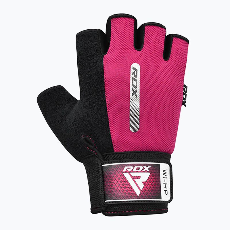 Treniruočių pirštinės RDX Gym Workout W1 pink 2