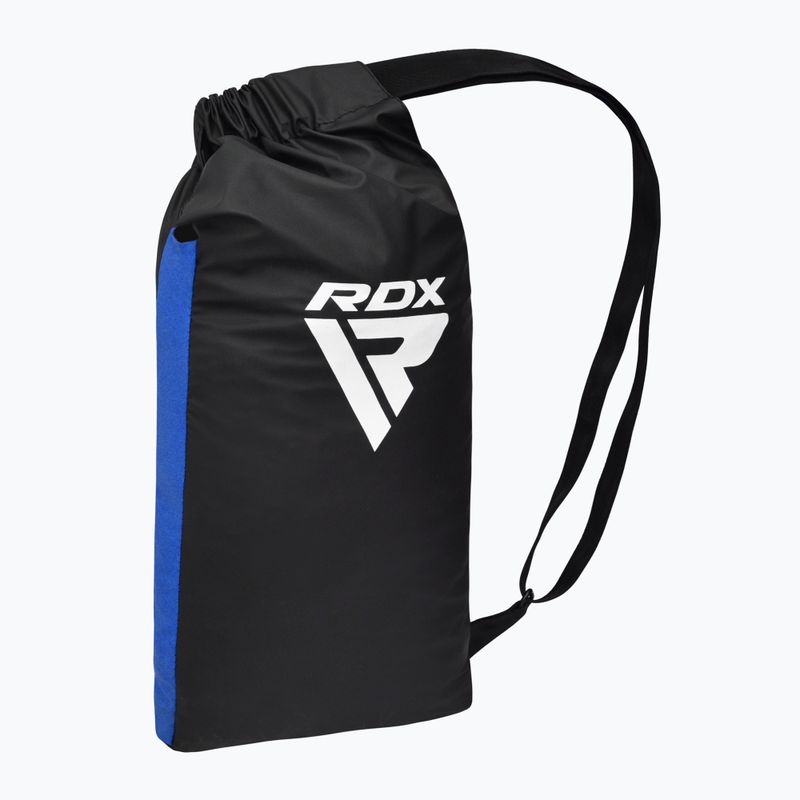 Bokso pirštinės RDX Apex Lace Up Training Sparring Boxing blue 8